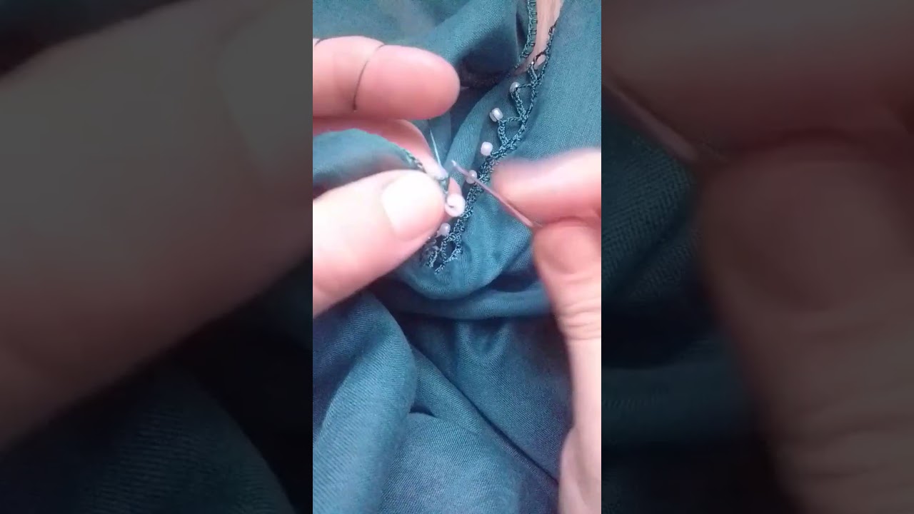tek sıra boncuklu oyamız☺️