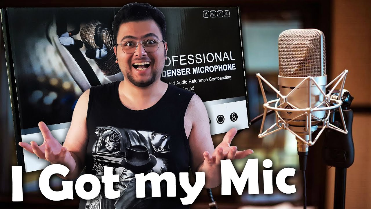 I finally got my new Microphone - when heroafshin buys his new Mic (Microphone Unboxing)