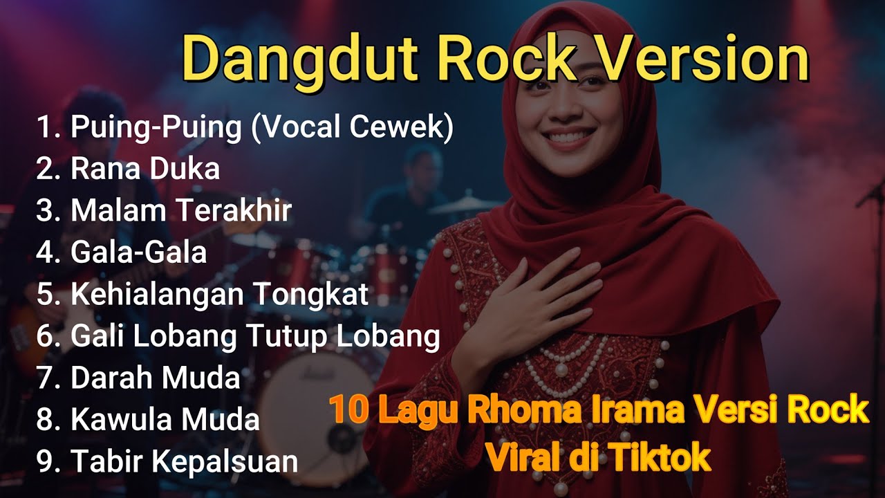 Rhoma Irama – 9 Lagu Dangdut Rock Metal Terbaik | Kompilasi Rockdut 2025
