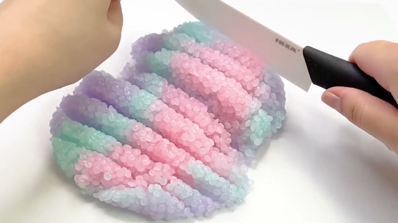 Relaxing Slime ASMR: Unwind with Soothing Textures | 진정 효과가 있는 슬라임 ASMR: 고요한 질감으로 편안해지세요