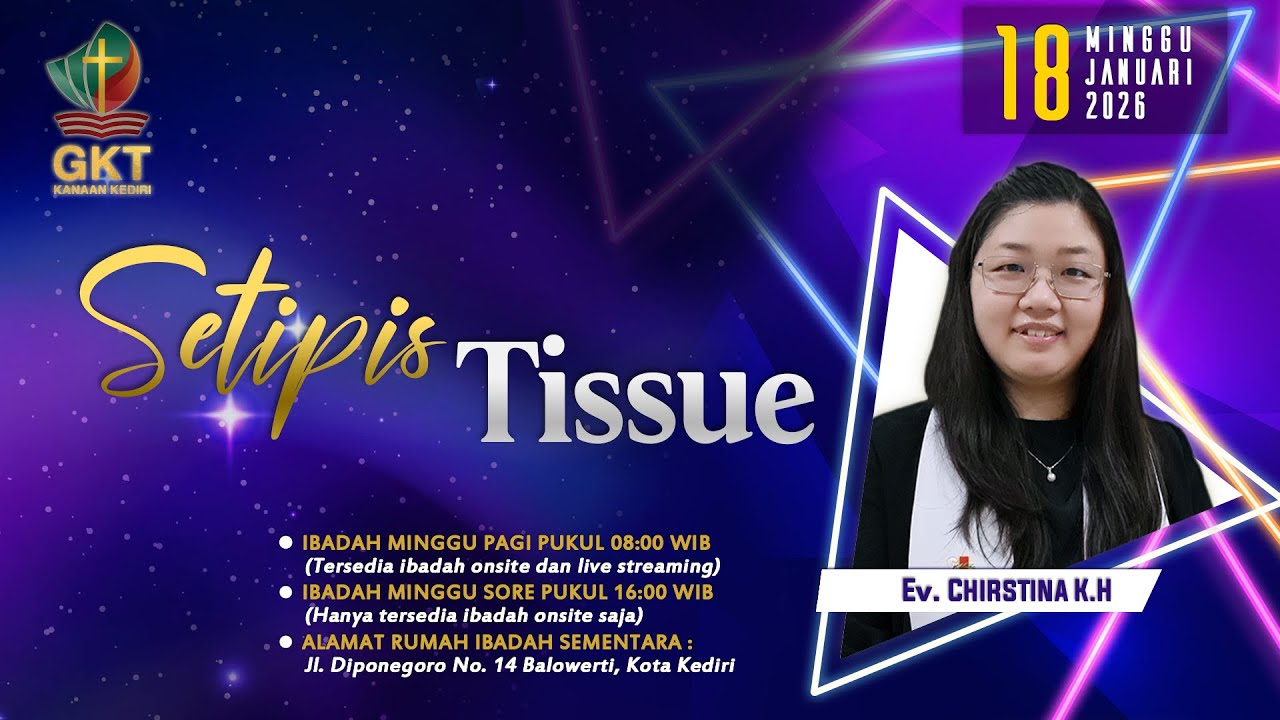 Ibadah Minggu Pagi I 18 Januari 2026 | Pukul 08:00 WIB