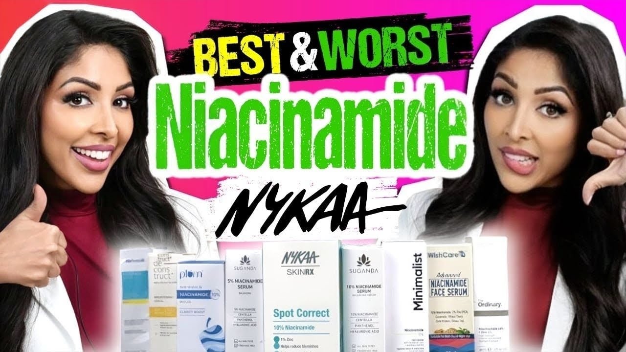 BEST & WORST NIACINAMIDE NYKAA| Dr Vanita Rattan