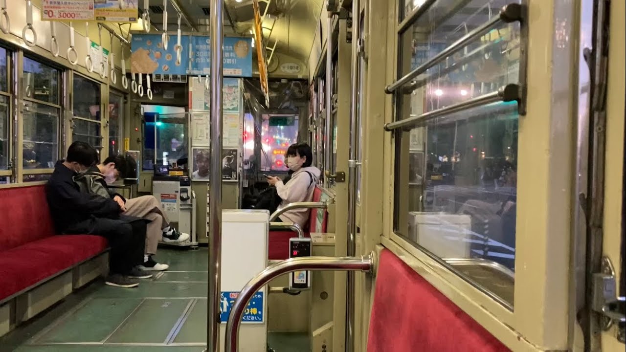 【吊掛】広電1900形1901,1903,1906,1907号走行音(元京都市電) / Hiroshima-Electric-Railway 1900 sound