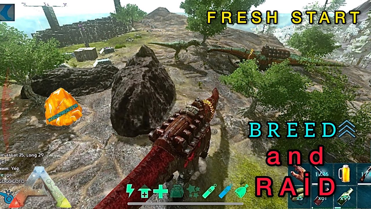 ARK | PVP SERVER DUO BREED AND RAİD s/5