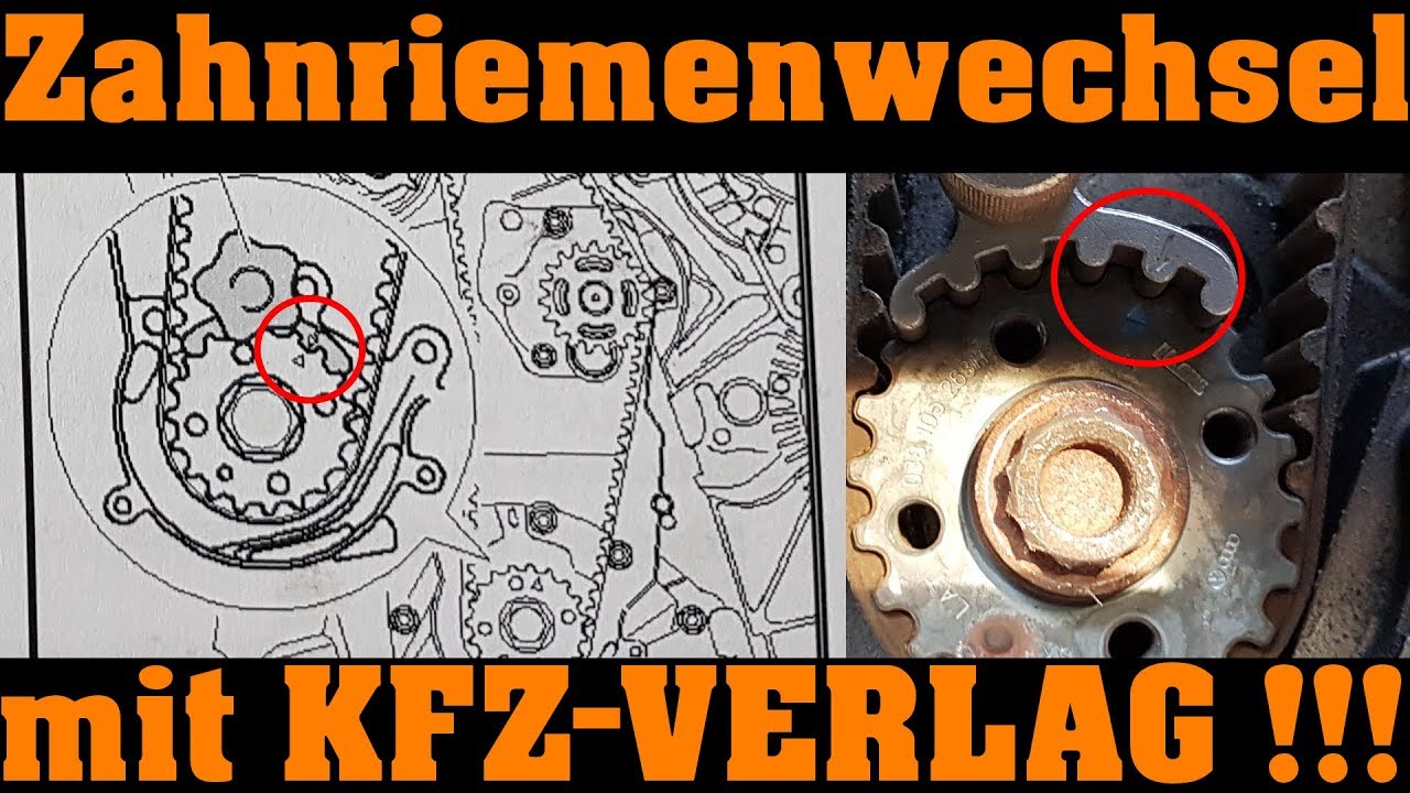 VW 2.0 TDI - ZAHNRIEMENWECHSEL MIT KFZ-VERLAG | TEIL 1 🔧📓🔧