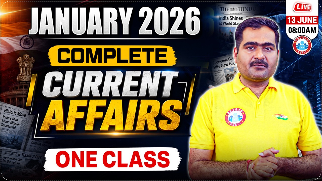 Current Affairs Today | January Complete Current Affairs | Monthly Current Affairs 2026 | Naveen Sir