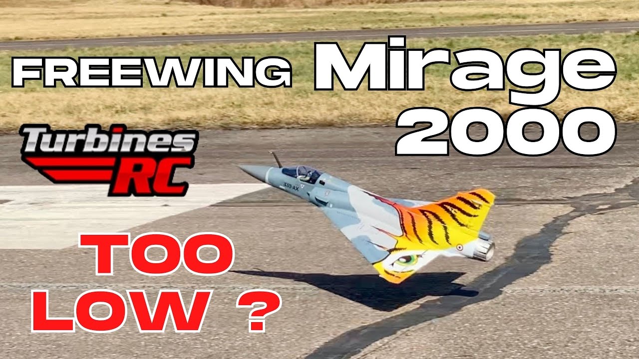 VERY LOW HIGH ALPHA | Freewing Mirage 2000C 80mm EDF Jet HP 9B 1920kv | (English/Français) 4K 60fps