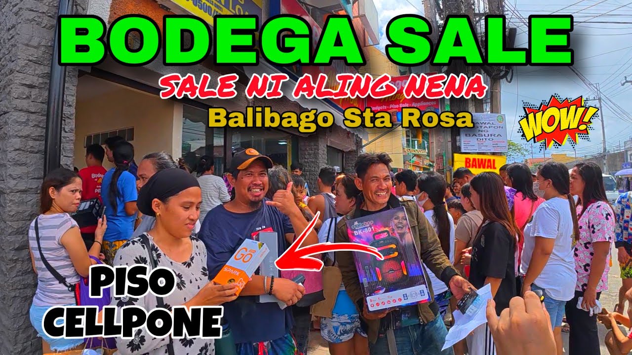 PISONG CELLPHONE SMART TV AT IBA PANG MGA GADGETS ANG NAKUHA NG MGA DUMALO SA GRAND OPENING