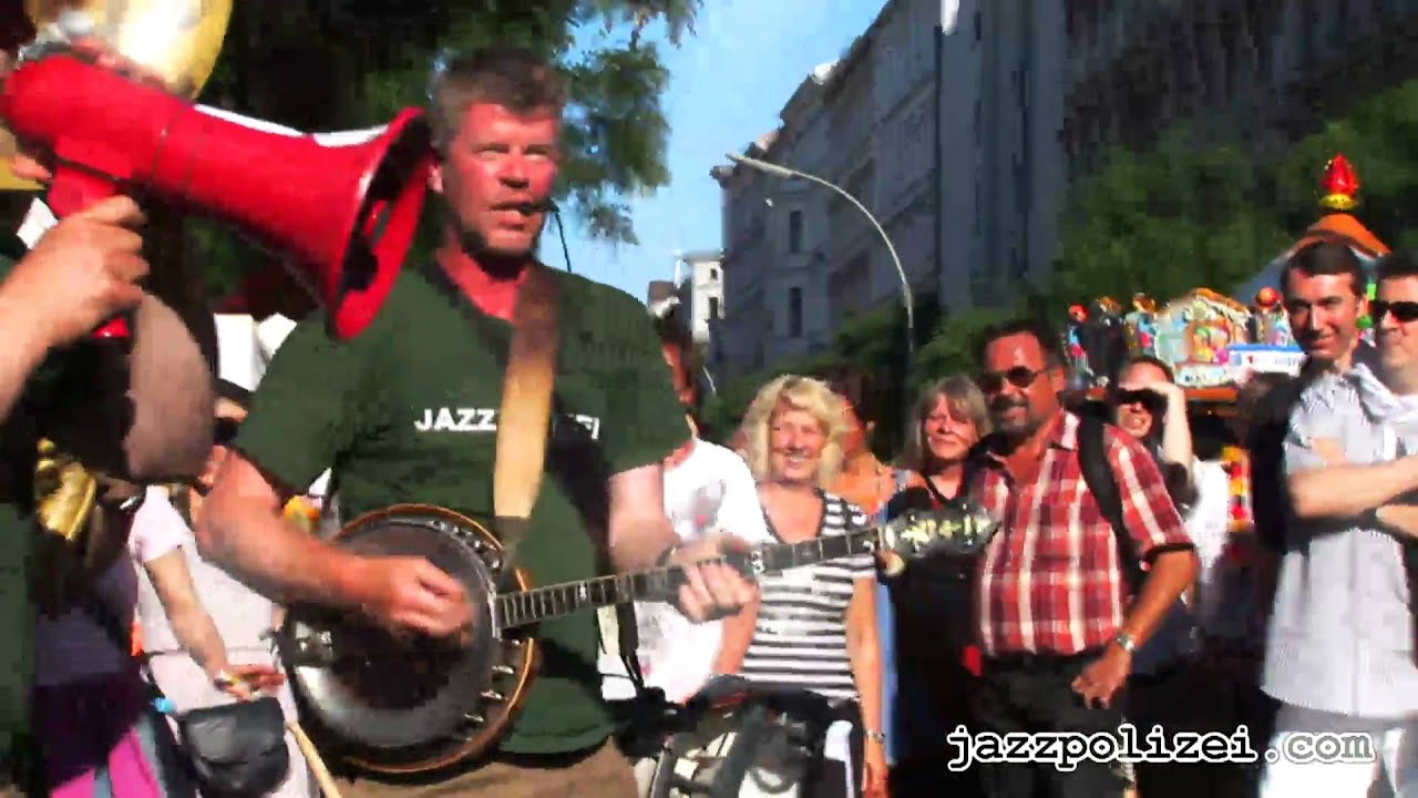 Die Jazzpolizei auf dem Bergmannstrassenfest 2010