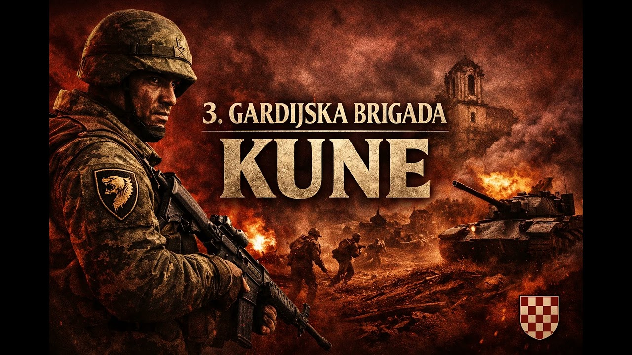 KUNE – 3. gardijska brigada | Ratna marš pjesma | Patriotski Pixel