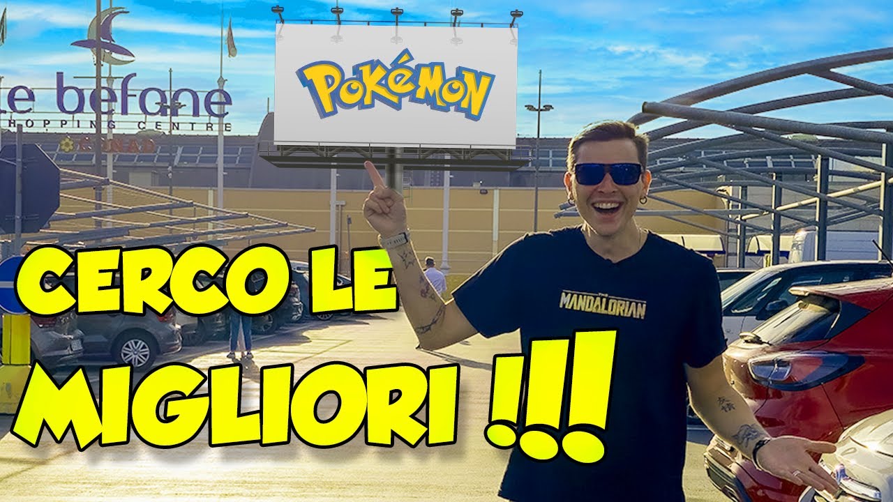 a caccia delle migliori offerte di carte pokemon nei negozi della mia città