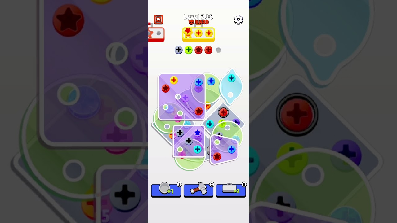 Screw Jam Level 200 Walkthrough Solution
