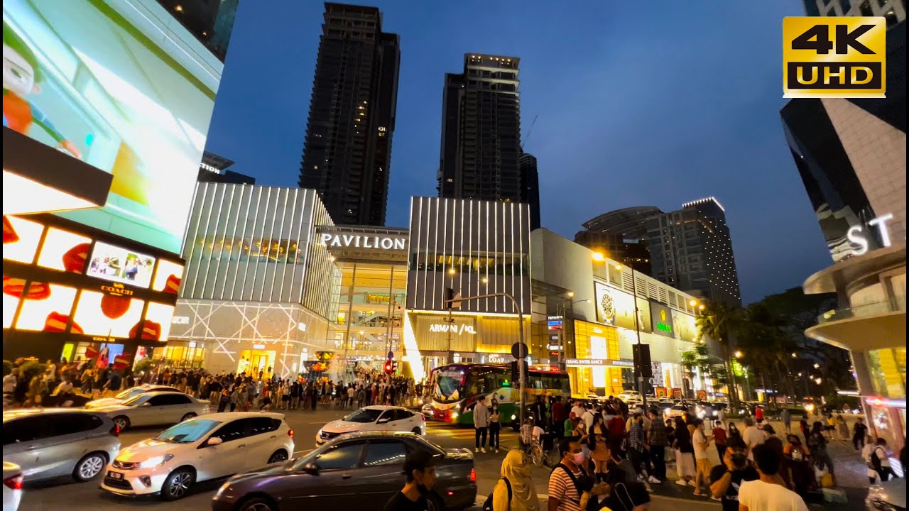 🇲🇾 | 4K تمشية في أكثر شوارع كوالالمبور جمالا و ازدحاما في ماليزيا