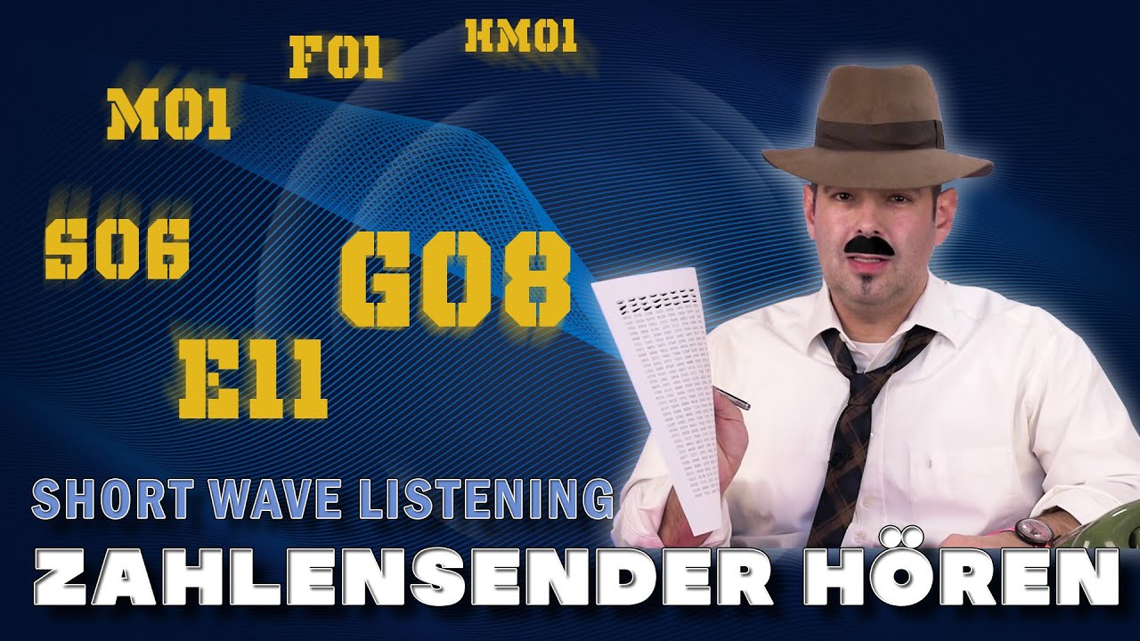 Geheimdienste abhören 🎧 Zahlensender auf Kurzwelle finden, hören & verstehen