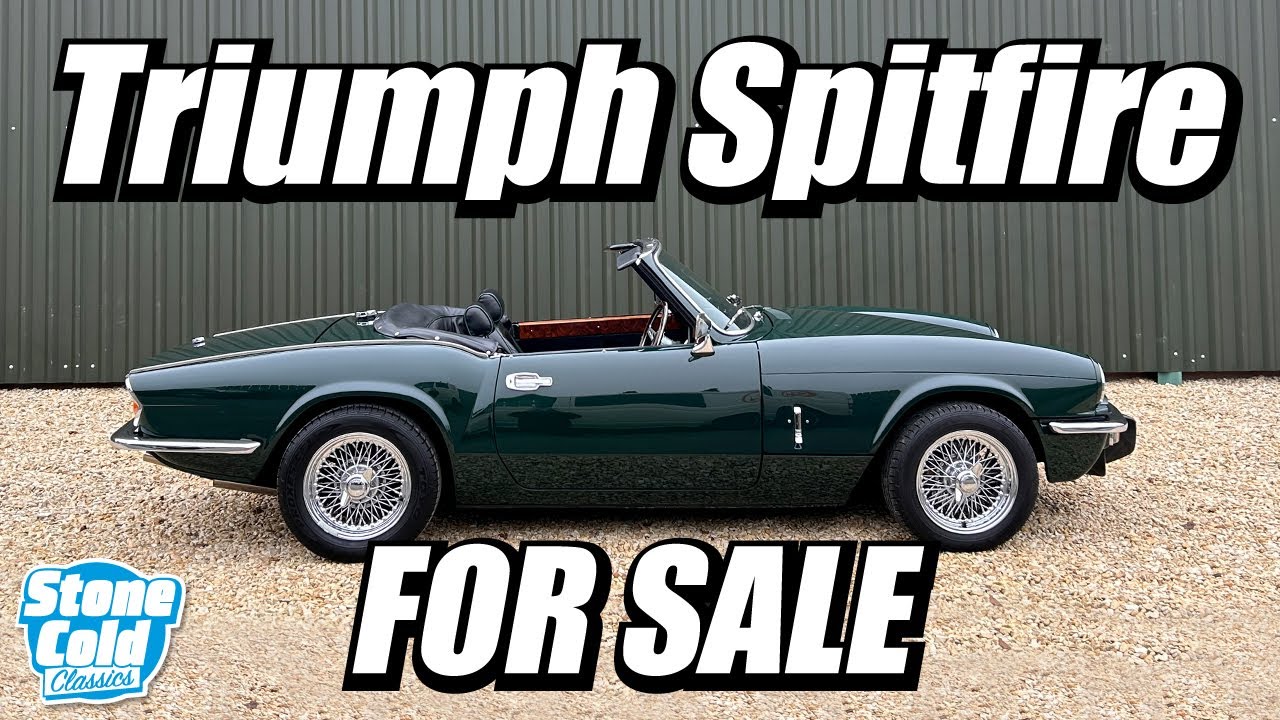 An absolutely stunning BRG 1972 Triumph Spitfire Mk IV for sale at stonecoldclassics.com