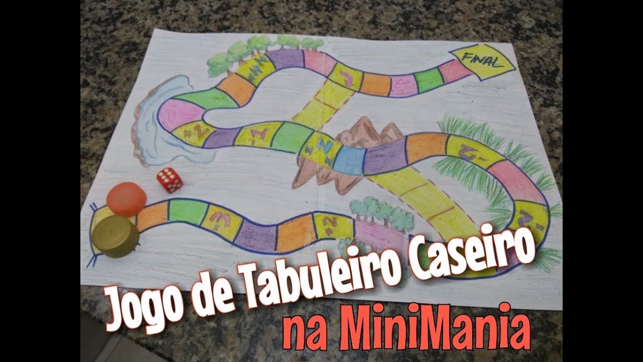 #45 - Como Criar um Jogo de Tabuleiro / Trilha Caseiro para Crianças