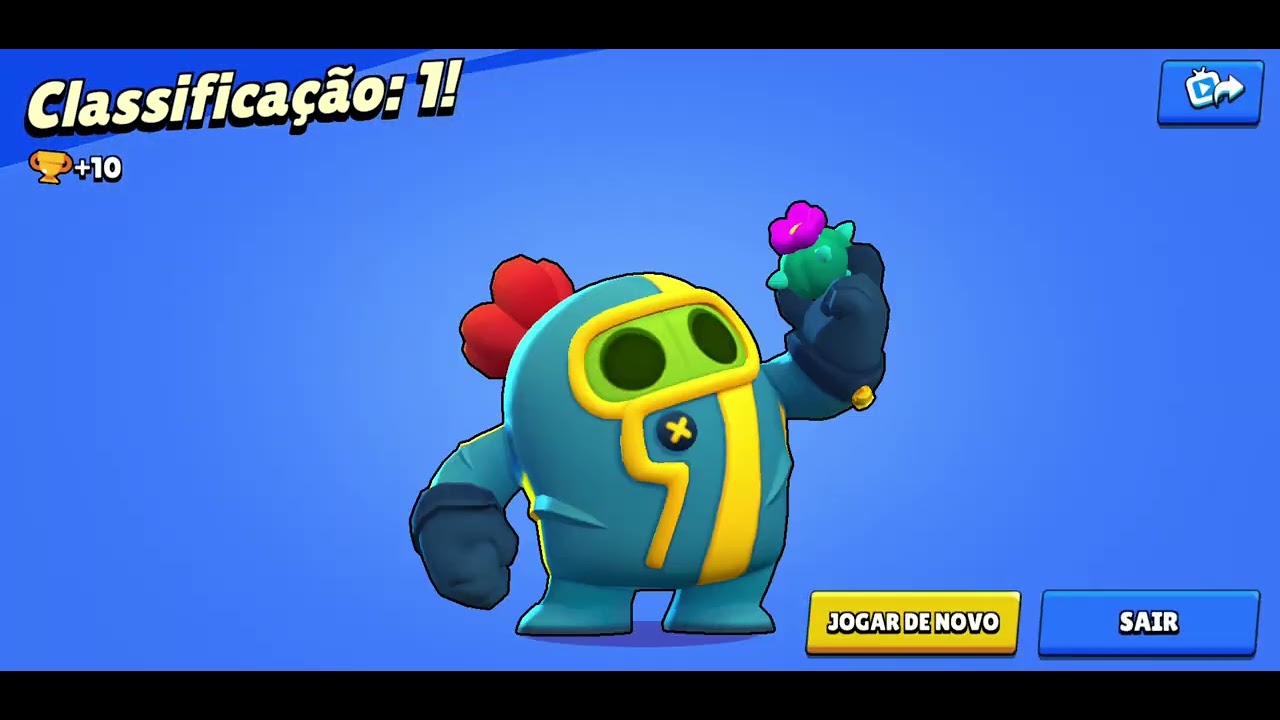 Jogando brawl stars