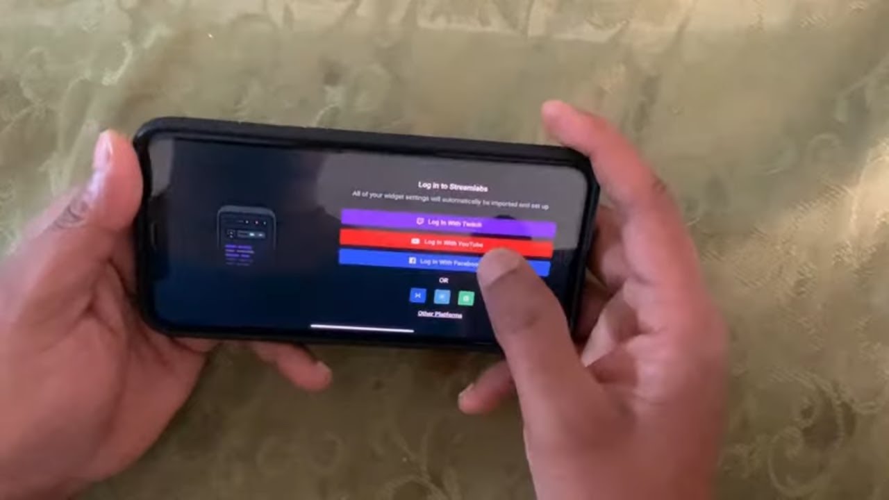 Как транслировать с мобильного устройства напрямую через StreamLabs YouTube, Twitch, Mixer, Facebook