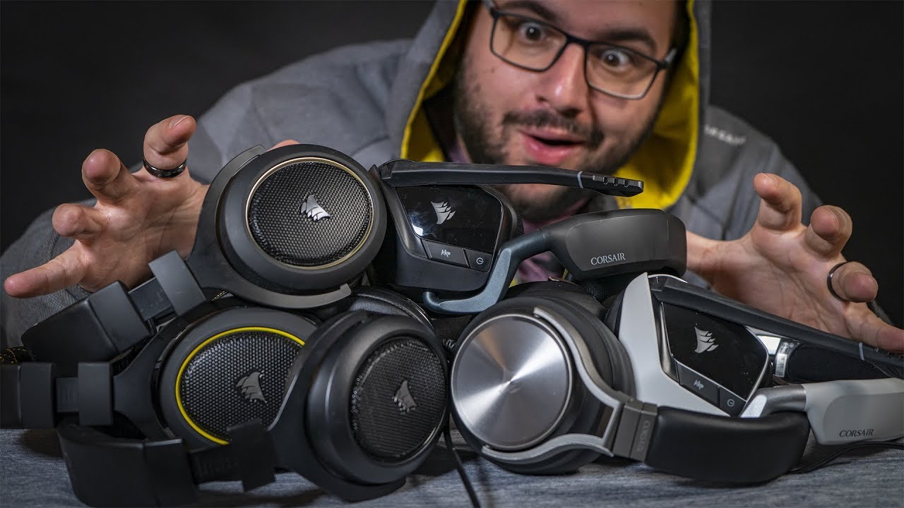 Comparatif de 6 casques Corsair!