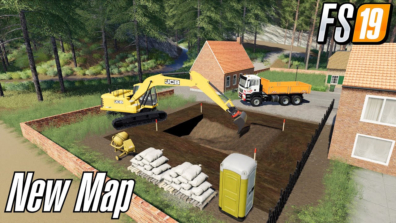 FS19 New Forestry And Excavation Map Public Works Roleplay FarmingSimulator 19