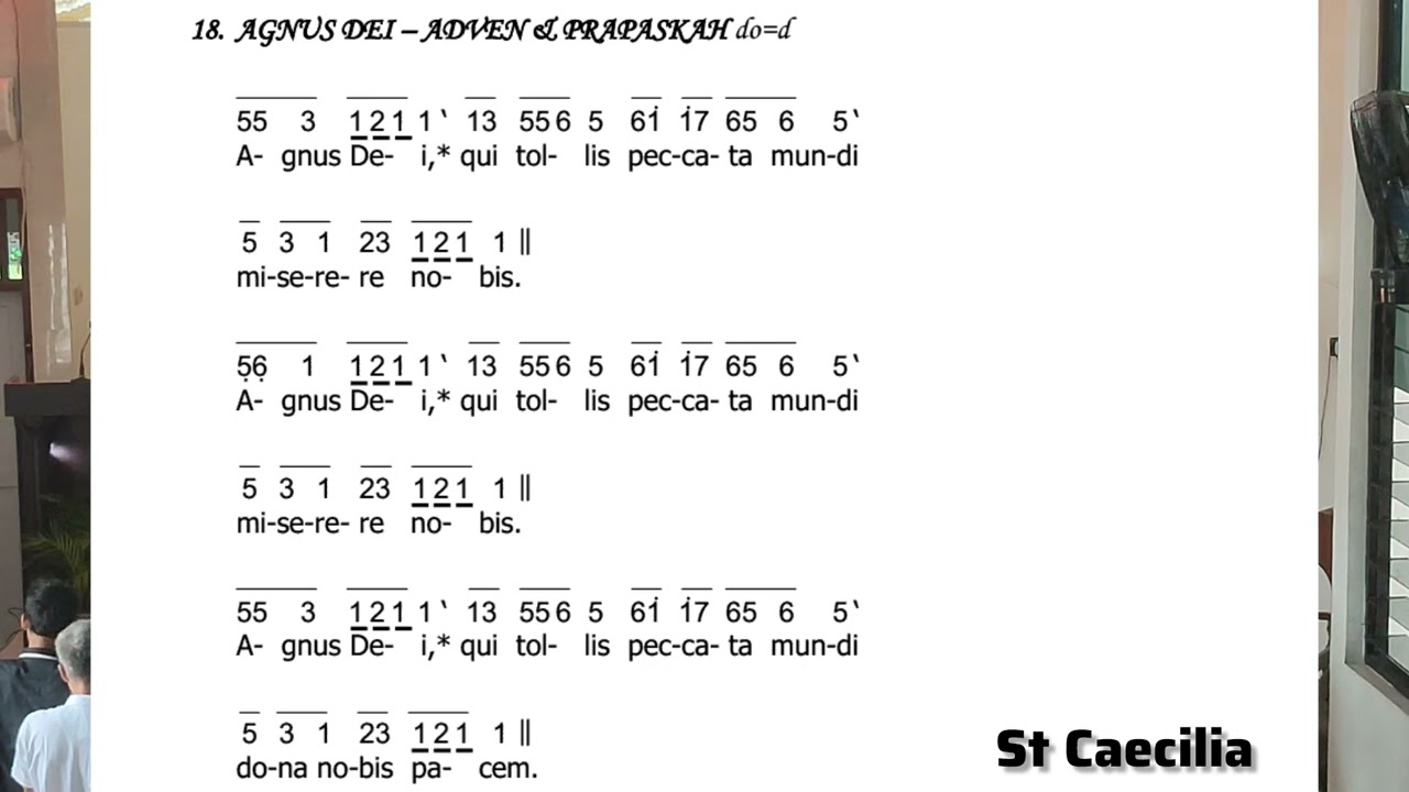 PUJI SYUKUR 406 AGNUS DEI| PS 406 AGNUS DEI #lagumisa #advent #masaadven #natal #prapaskah #agnusdei