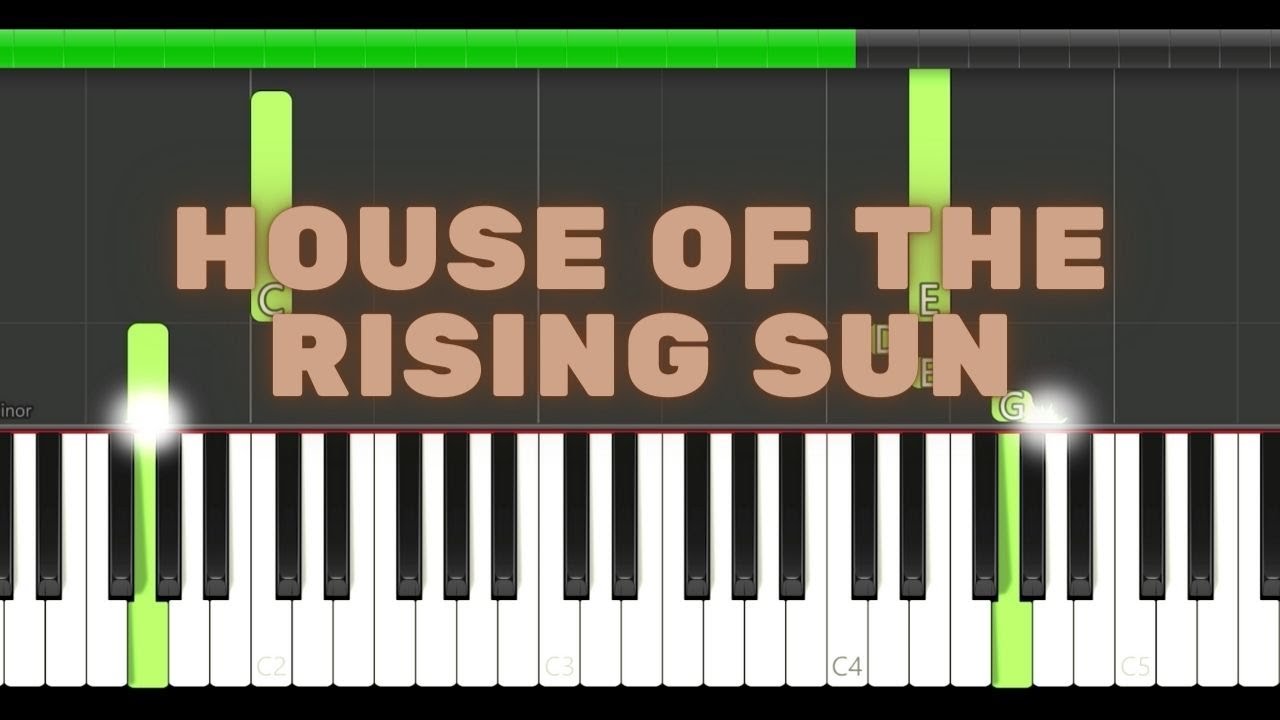 House of the Rising Sun (The Animals) - EASY Piano Tutorial