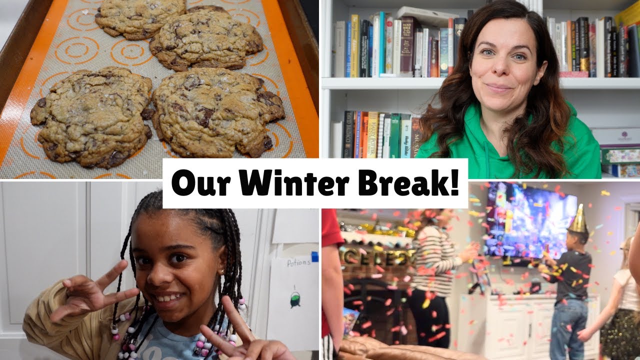 Winter Break Family Vlog ❄️🍪 | Fancy Cookies, Museum Day, Parkville Market & New Year’s Eve Prep