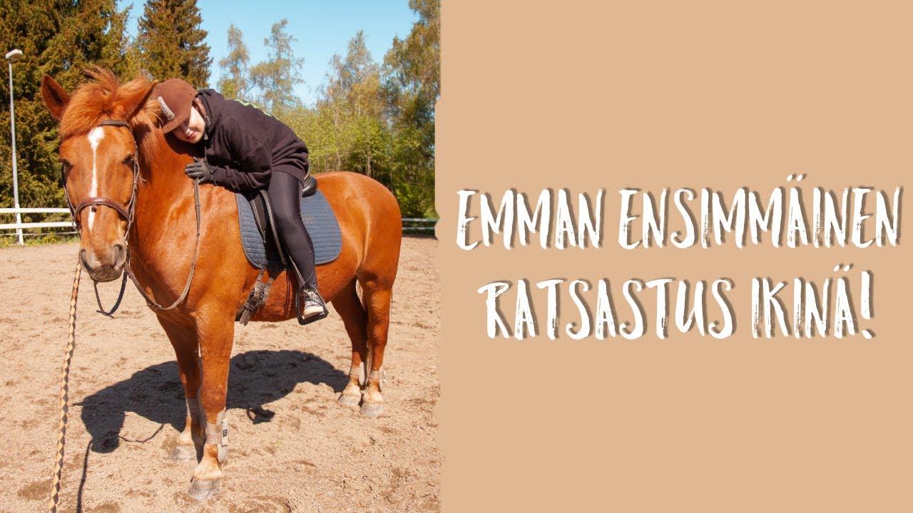 TALLIPÄIVÄ | Emma ratsastaa ekaa kertaa!