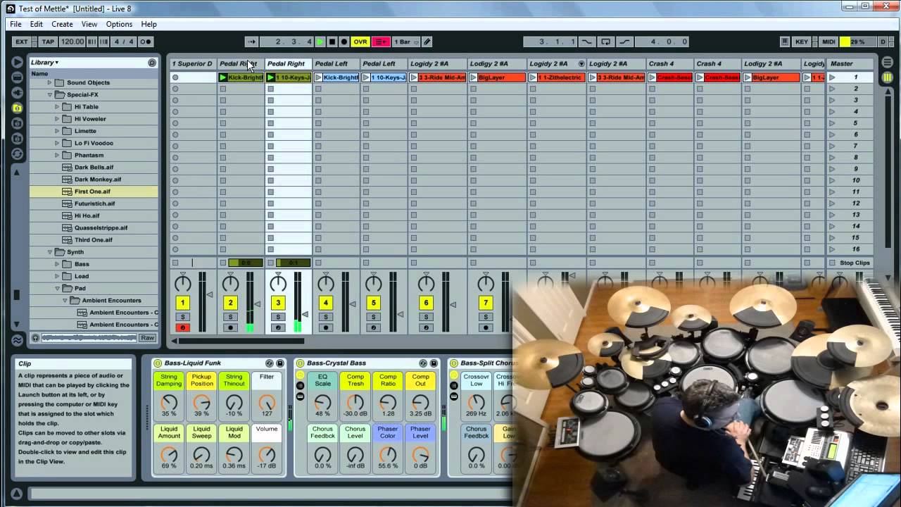 Behind The Scenes - DIY Electronic Drum Kit Triggering Ableton Live