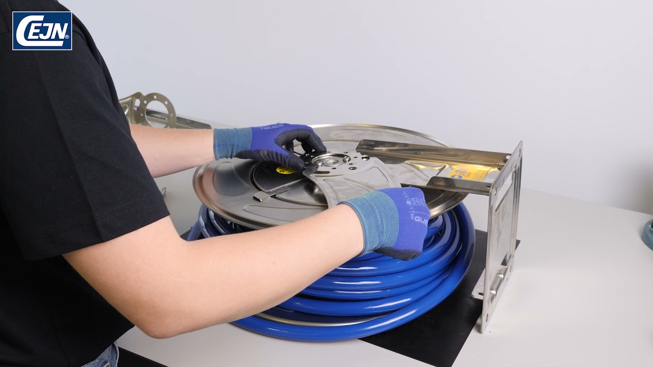 How to replace the spring on the Stainless Steel Hose Reel | CEJN