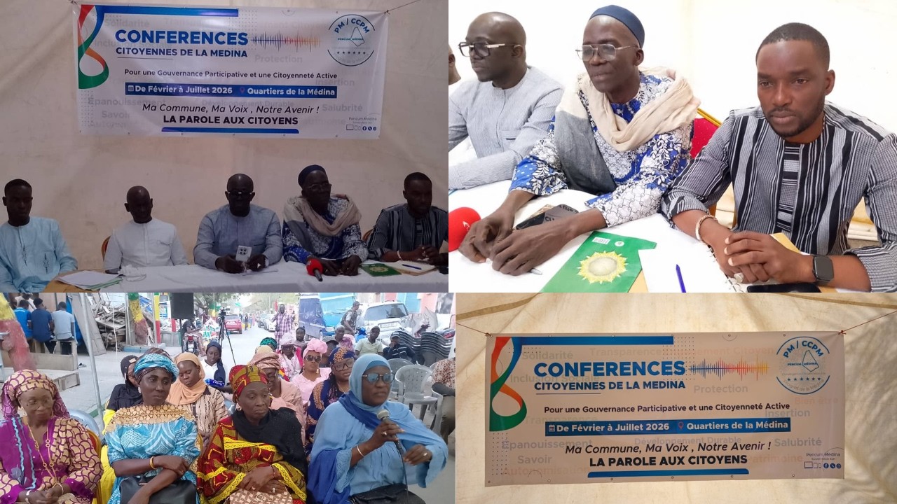 LES CONFÉRENCES CITOYENNES DE LA MÉDINA AVEC PENCUM MÉDINA