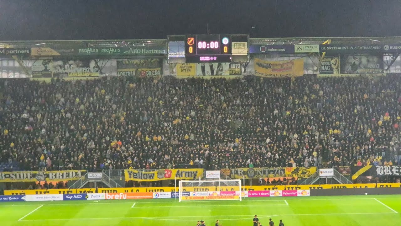 Opkomst NAC Breda VS Fc Groningen #nac #nacbreda #groningen 