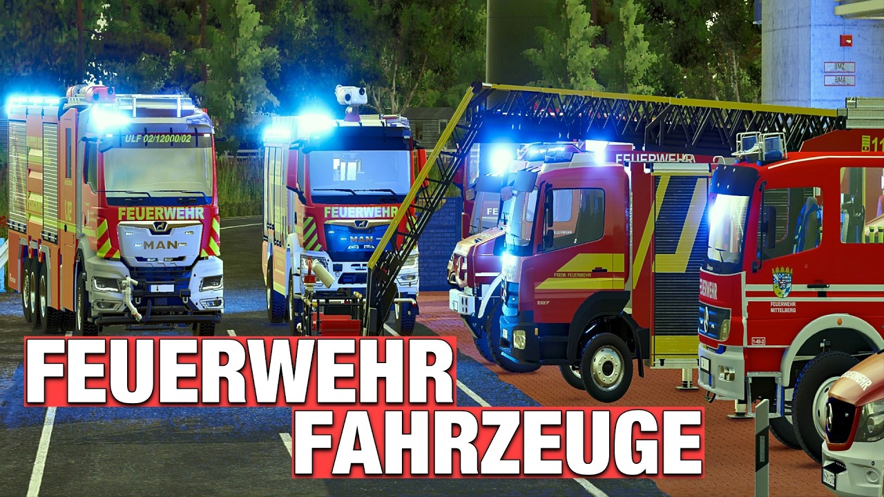 🚒Was f&uuml;r Fahrzeuge gibt es in der FEUERWEHR?