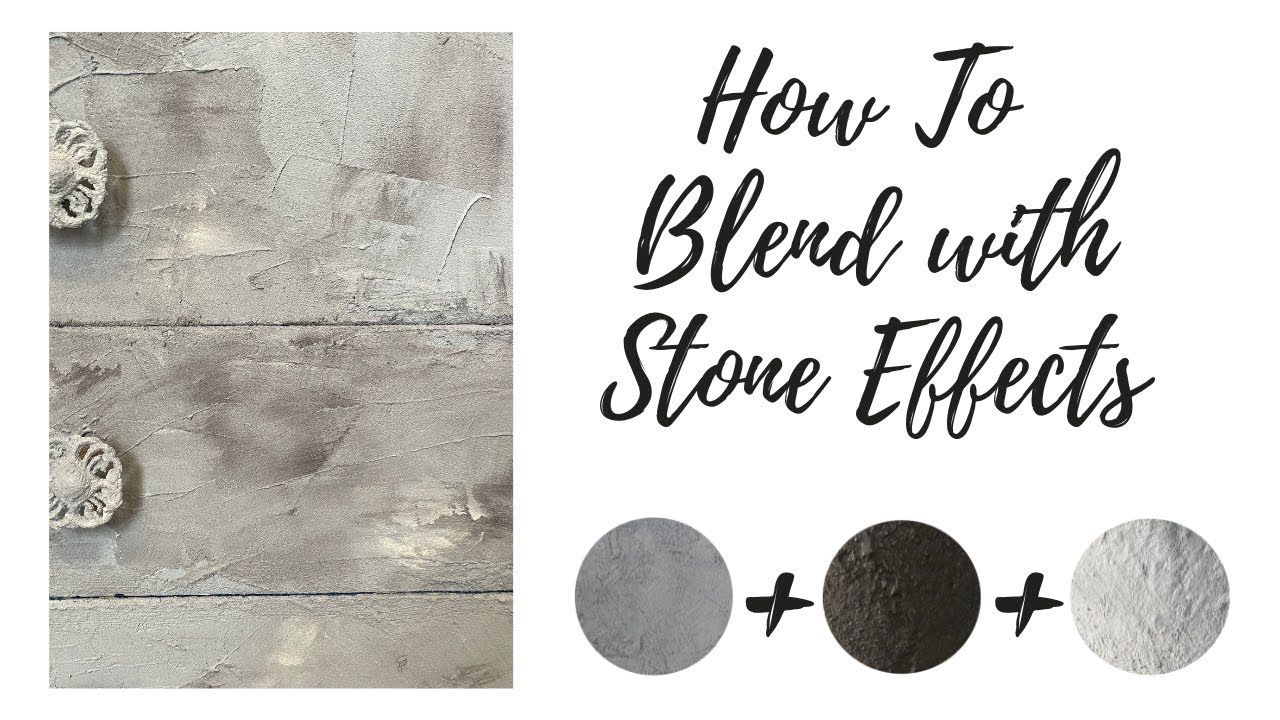 How To Blend with Stone Effects Paint