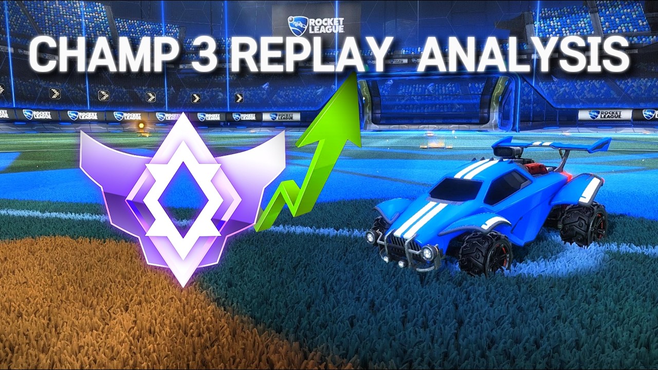 How to Stop Being Hard Stuck CHAMP 3 in Rocket League (Replay Analysis)