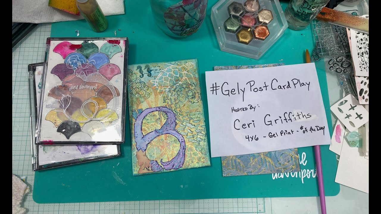 #gelypotcardplay ~ Day 3 ~ Postcard Letter  