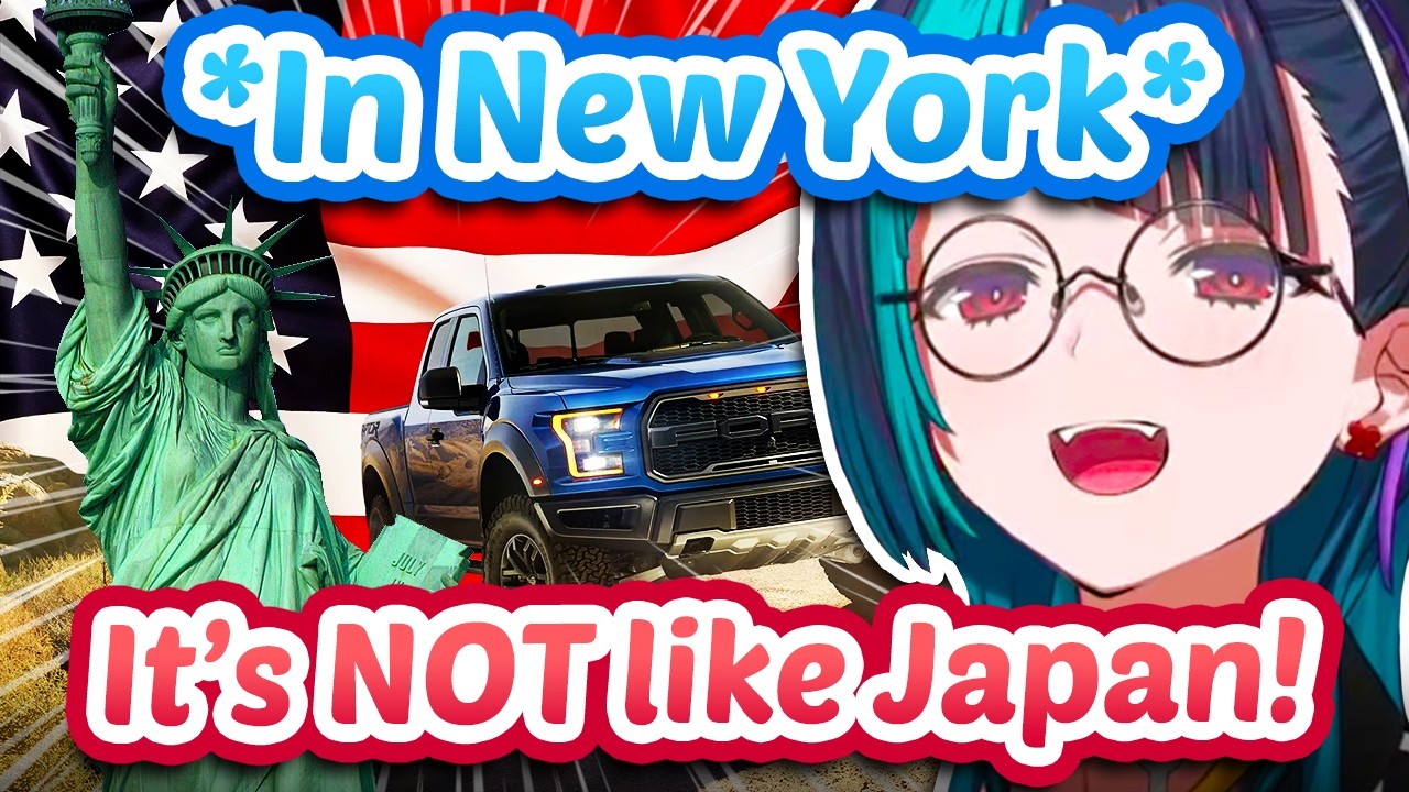 Chihaya Experienced The REAL American Life In New York! 🍔【ENG Sub Hololive】
