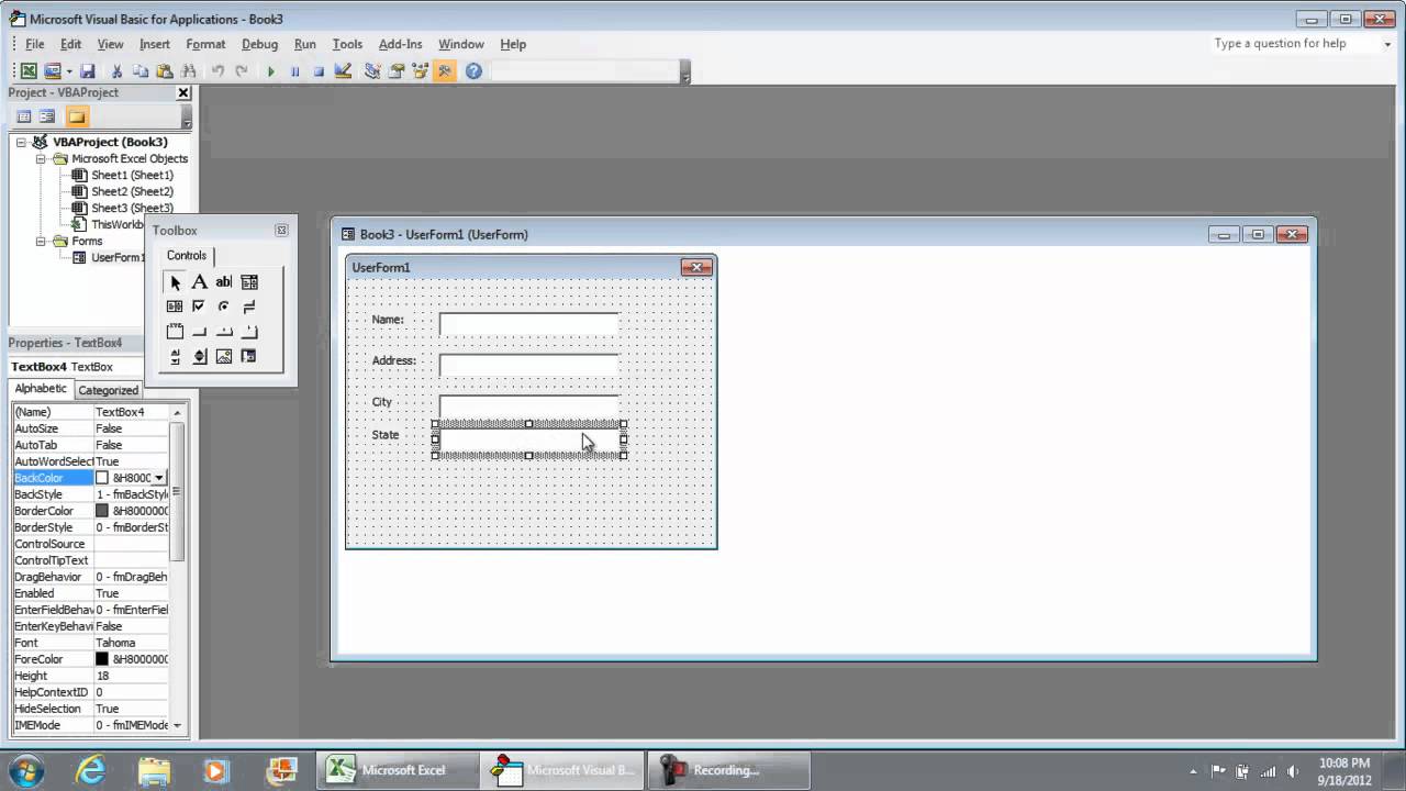 VBA UserForm which Retrieves Data from a Worksheet Excel 2010