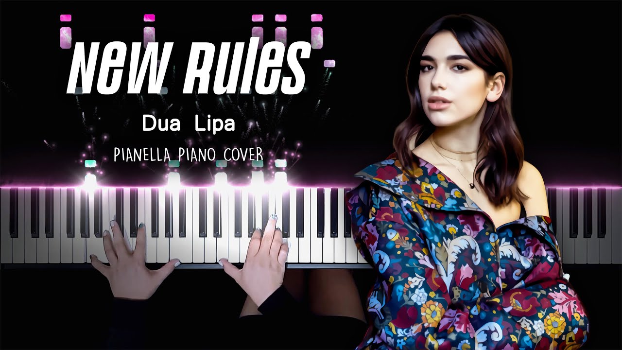 Dua Lipa - New Rules | Piano Cover by Pianella Piano (Piano Beat)