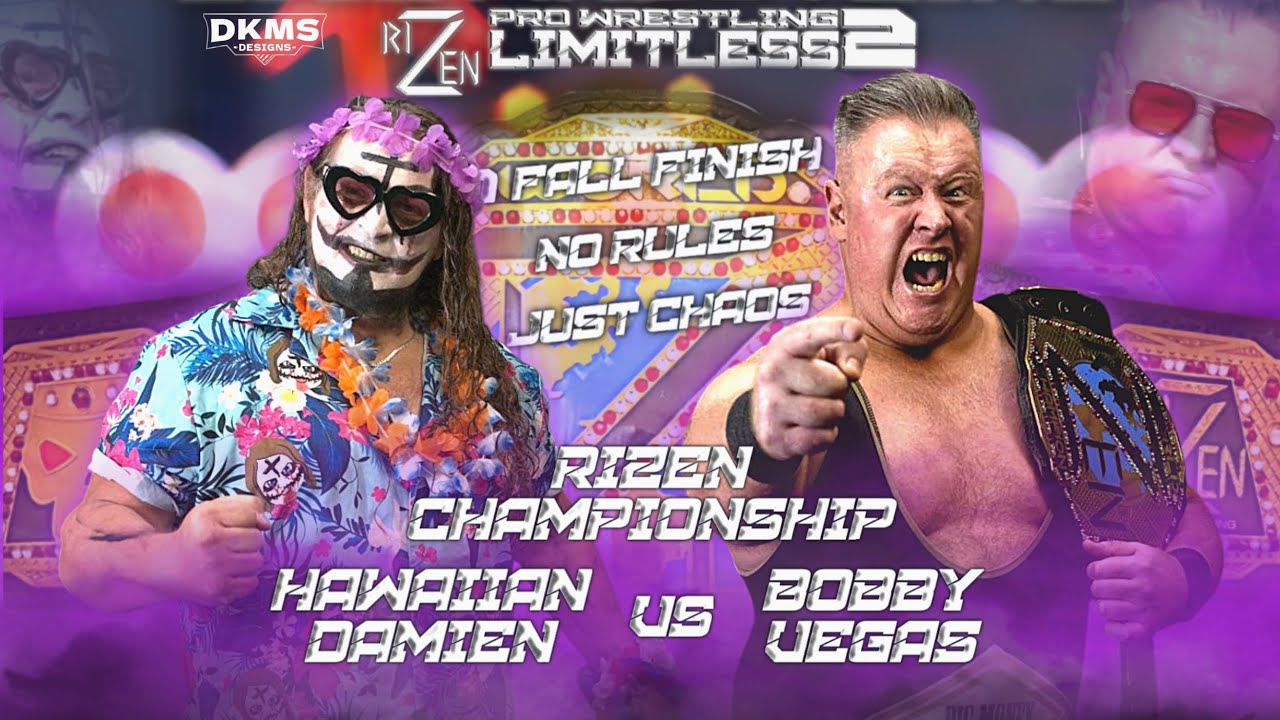 RIZEN LIMITLESS 2: Hawaiian Damien Vs. Bobby Vegas, RIZEN Championship! 