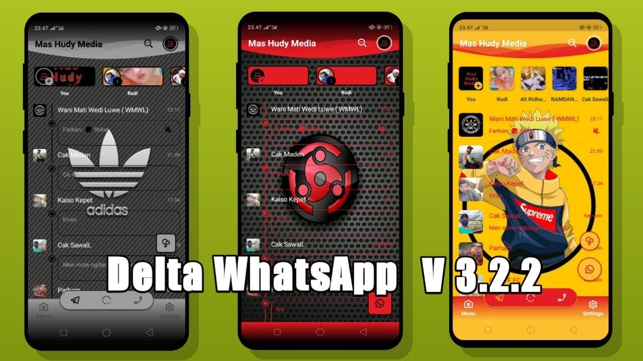 Update Terbaru Delta WhatsApp Mod v3.2.2 Full Fitur