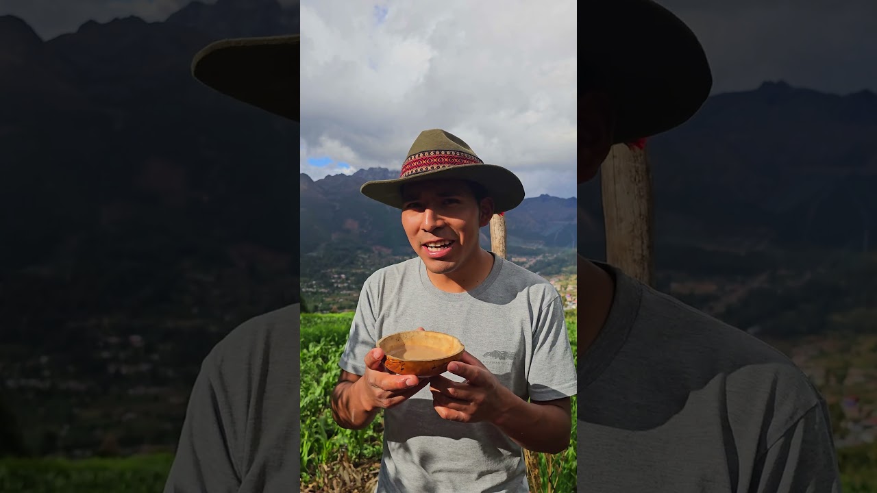 As&iacute; elaboraban pan mis antepasados 🥖😋   #uripamantapacha #teamjuanpi #campo #recetas #apur&iacute;mac