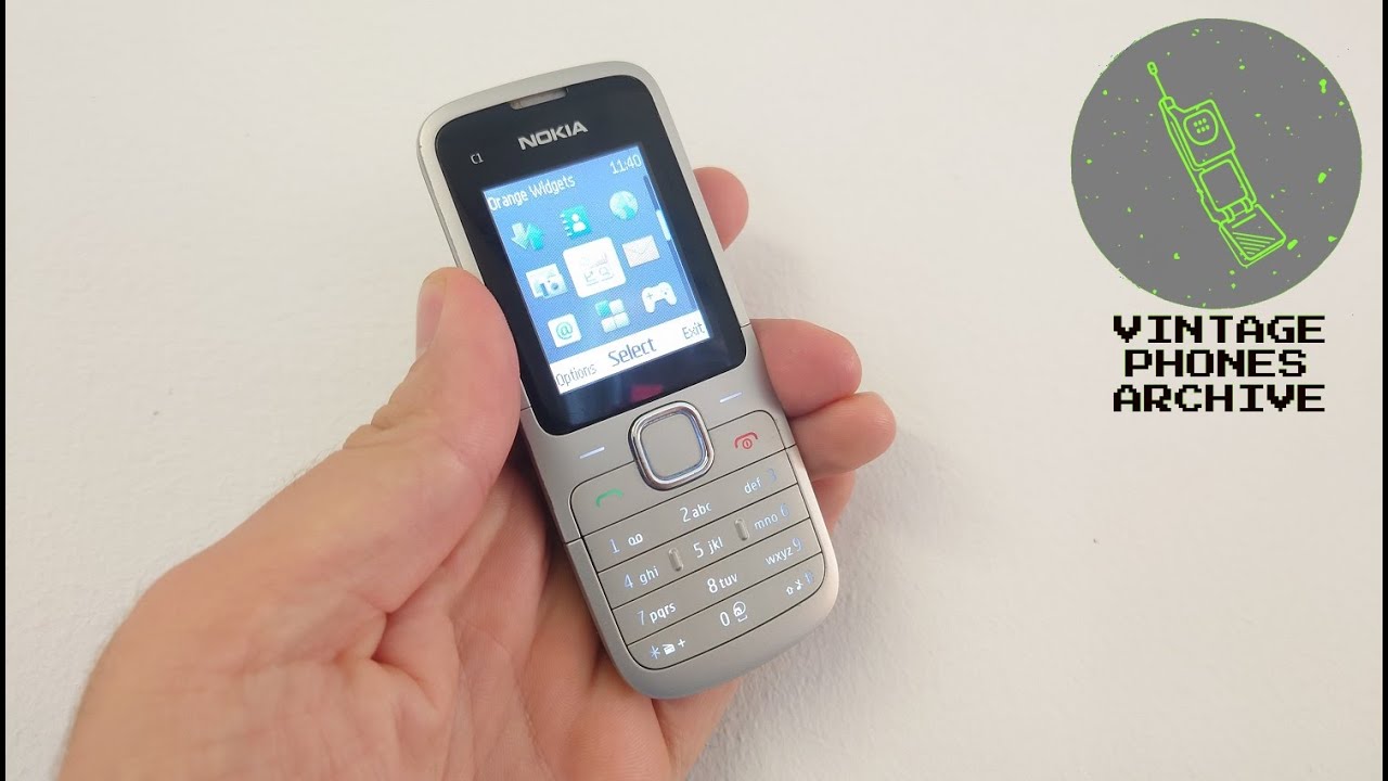 Nokia C1-01 RM-607 Mobile phone menu browse, ringtones, games, wallpapers