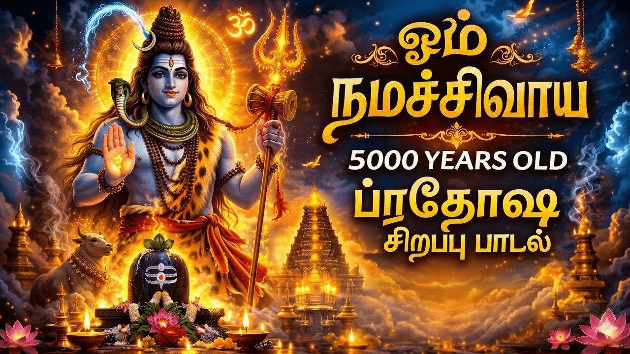 🔴 LIVE |5000 வருட பழமையான ரகசியம்! இந்த பிரதோஷ பாடலை 1 முறை கேட்டால் நடக்கும் அற்புதம் ✨