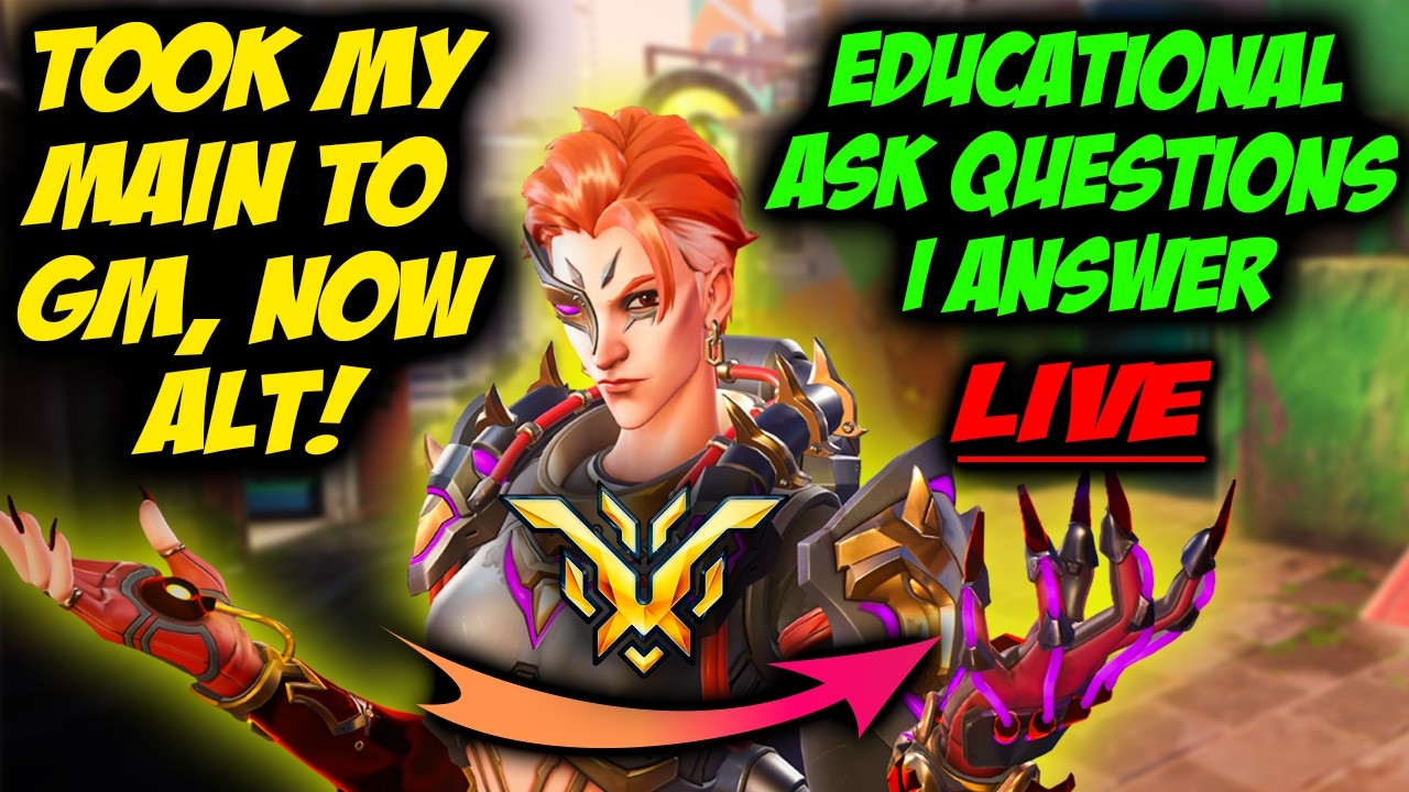 TOP500 GM Answers Your Questions Live! Educational Climbing Overwatch Stream!