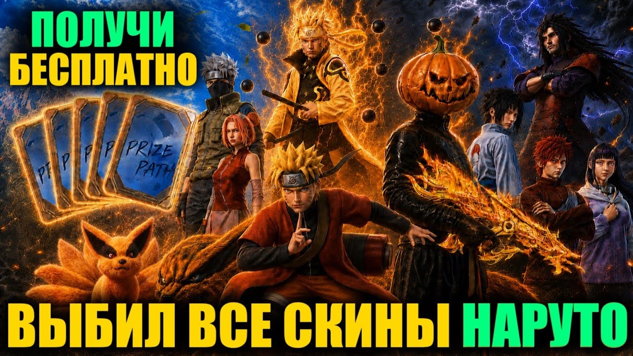 ДАА!! ПОЛУЧИ ПРИЗОВОЙ ПУТЬ NARUTO БЕСПЛАТНО!! $100.000 UC на ВСЕ СКИНЫ НАРУТО в PUBG MOBILE!