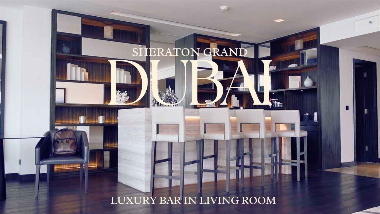 Luxury Dubai Suite😍 With Bespoke Bar In Living Room 🫶🙌. #dubai #luxury
