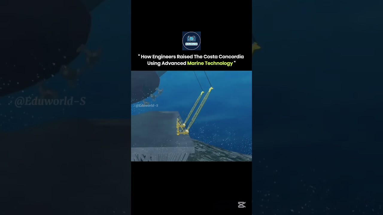How Engineers Raised The Costa Concordia Using Advanced Marine Technology 🔥