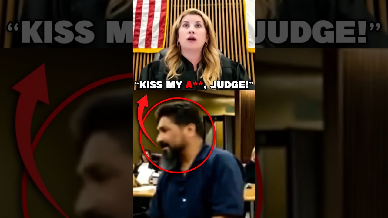 CUSSING Defendant Gets A JAW-DROPPING Verdict! #shorts #courtroomdrama #karma