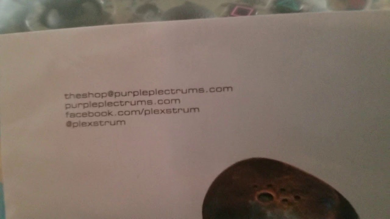 REALLY MONSTER GUITAR PICKS. (Purple Plectrums)